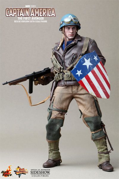 hot toys captain america rescue version